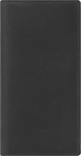 Vista 4 de NopoWalli - Cartera de cuero genuino para hombre Negro - Piel auténtica