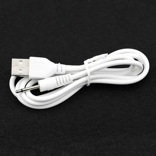 Vista 4 de 1 cable de carga CC de repuesto, cable de carga USB, 0.098 in (blanco) - Cable de carga USB de carga rápida para perro Tracys para Tracy's Dogg Wand