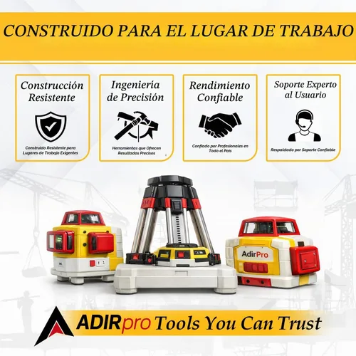 Vista 4 de AdirPro Trípode de poste de prisma de aluminio Trípode de poste de rango ajustable con abrazadera de liberación rápida para poste de Verde