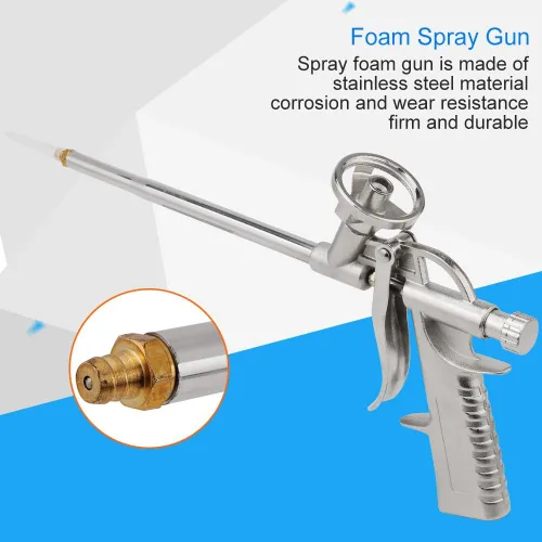 Vista 3 de Pistola de espuma de pulverización, pistola de pulverización de espuma de aluminio de 12.4 pulgadas de longitud, 8 MPa 5 L/min Spray calafateo