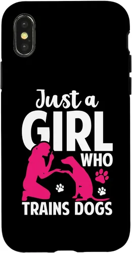 Vista 5 de Girl Who Trains Dogs Training Funny Dog Trainer Women Girls Case for iPhone 17