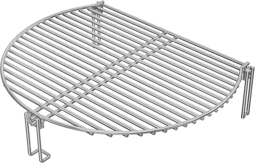 Vista 3 de Onlyfire Rejilla de Cocción Expandible de Acero Inoxidable para Parrilla Compatible con Parrillas de Carbón como Weber, Char-Broil y Parrillas