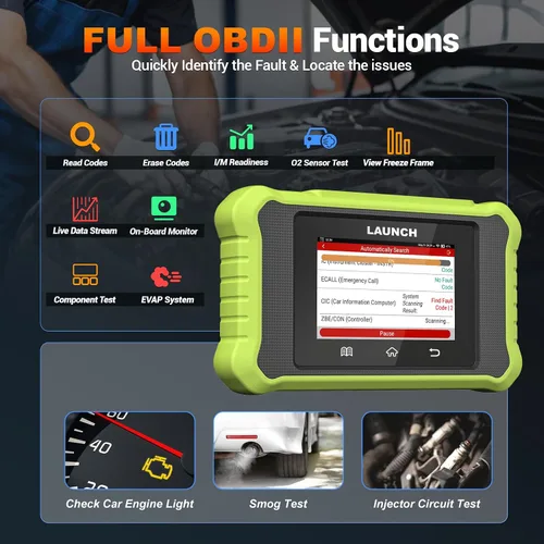 Vista 10 de LAUNCH Creader Elite X500 for Honda OBD2 Scanner Bi-Directional Scan Tool