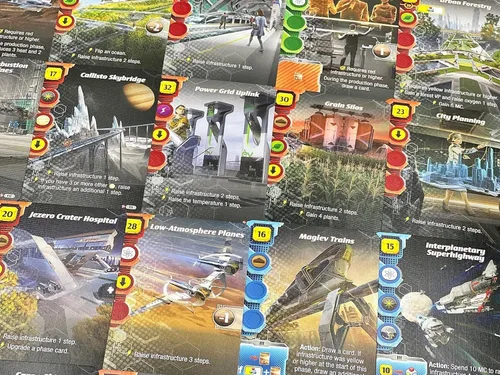 Vista 4 de Terraforming Mars Ares Expedition: Foundations by Stronghold Games, Juego de mesa de expansión de estrategia