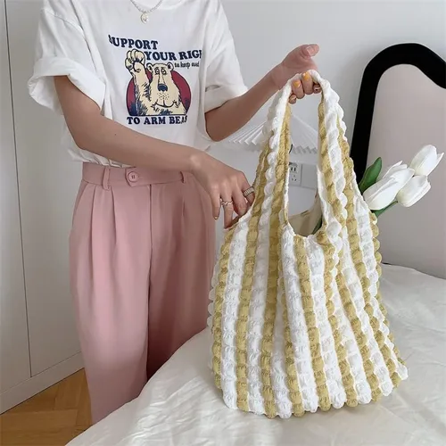 Vista 3 de Bolsas Hobo de burbujas para mujer, bolsa de mano de burbujas, bolsa de hombro de nube, bolso Hobo, bolso casual, bolso de regalo para mujeres 2023