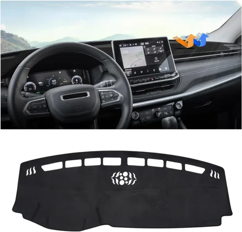Vista 40 de Autorder - Tapete para salpicadero para 2007-2013 Chevy Chevrolet Silverado/GMC Sierra con dos guanteras, accesorios, cubierta de salpicadero