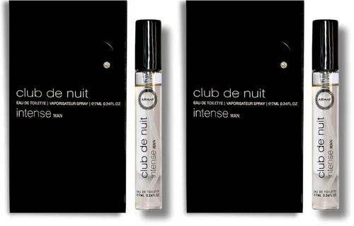Vista 5 de Armaf Club De Nuit Intense – Fruto, Floral, Amaderado, Ámbar – Eau de Toilette Vial Spray para hombres, 0.24 oz / 7 ml