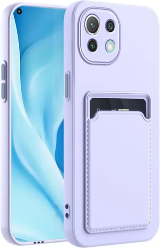 Vista 14 de Funda para Redmi Note 9 Pro, Redmi Note 9s con ranura para tarjetas de crédito, TPU suave TPU silicona resistente a los arañazos delgada ranura