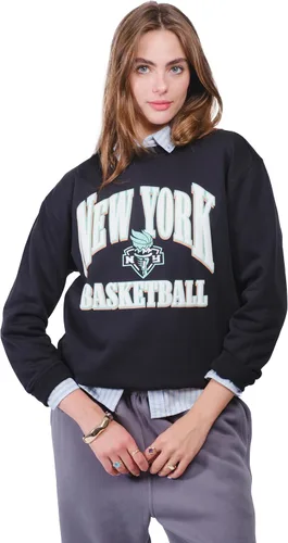 Vista 9 de Ultra Game Women's WNBA Official Super Soft Oversized Crew Sweatshirt