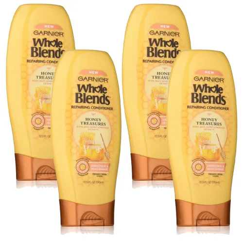 Vista 15 de Garnier Whole Blends Honey Treasures - Acondicionador reparador, para cabello seco y dañado, 3 onzas líquidas (tamaño de viaje), 1 unidad