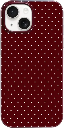 Vista 105 de Hython Funda para iPhone Air, diseño estético de lunares lindos, funda simple de 6.5 pulgadas, delgada, antiarañazos, parachoques de TPU suave, a