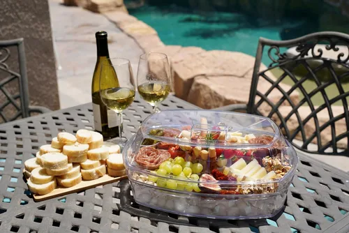 Vista 7 de Prodyne Plato de fiesta de hielo, 15 1/2 x 11 x 6 pulgadas, transparente