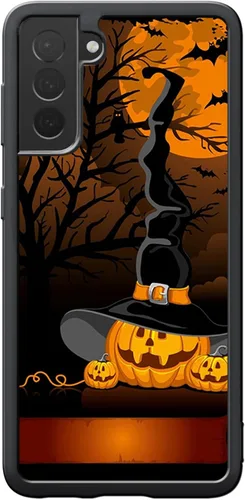 Vista 11 de Funda para Samsung Galaxy S20 5G - Funda de teléfono con patrón de casa embrujada de Halloween - Funda de TPU con protección de absorción de impactos