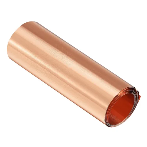 Vista 16 de uxcell Rollo de hoja de cobre, placa 3,280.8 ft m x 16.4 ft m x 1.6 ft m de la hoja del metal