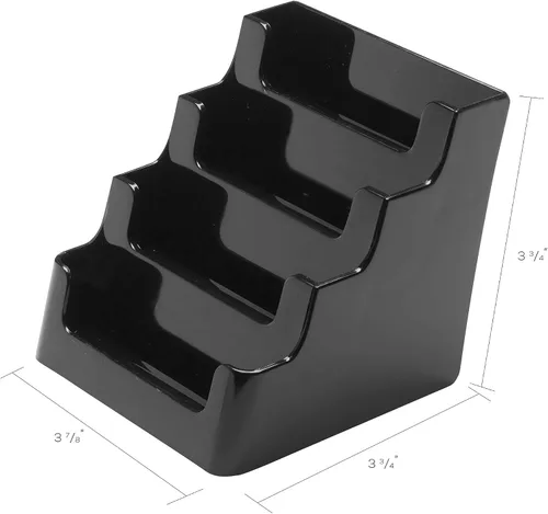 Vista 2 de Deflecto Mini Slanted Sign piece29, Negro