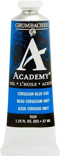 Vista 8 de Grumbacher Academy Pintura al óleo, 1.3 fl oz/1.25 oz, gris Payne Azul cobalto