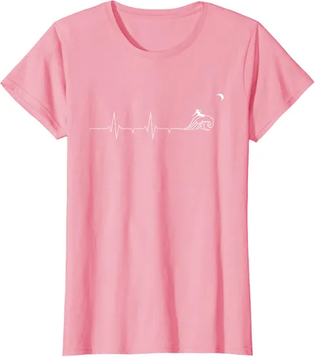 Vista 8 de Heartbeat EKG Pulse Kitesurf Kitesurf - Camiseta de kitesurf, Negro, S
