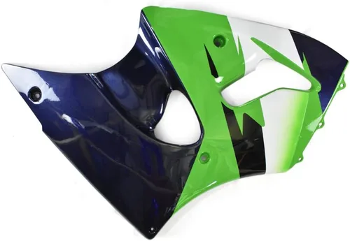 Vista 5 de Kit de carenado azul verde para motocicleta para 1998-1999 Kawasaki ZX6R 1998 1999 ZX-6R 98 99 Ninja 636 ABS Carrocería de plástico para bicicleta