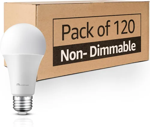 Vista 7 de MASTERY MART Bombillas LED A19 equivalentes a 60 vatios, 9 W no regulables, sin parpadeo, 800 lúmenes, blanco suave 2700 K, base E26, 10000 horas