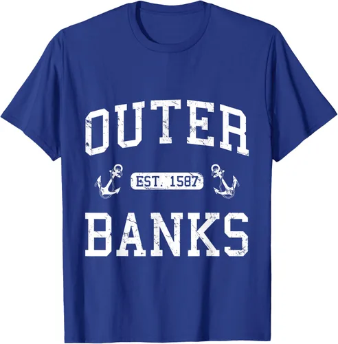 Vista 24 de Out-Banks NC North Carolina - Camiseta