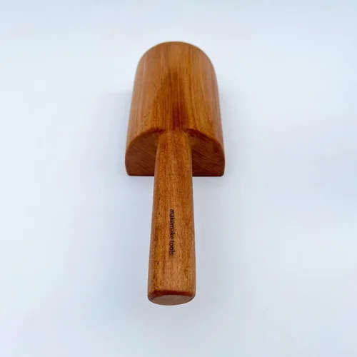 Vista 7 de MakeMake Herramientas Mazo de arcilla de madera hecho a mano 20oz Mazo de cerámica Mazo de cerámica