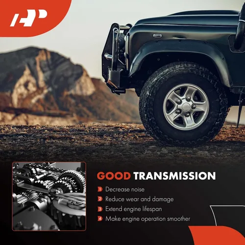 Vista 6 de A-Premium Balanceador Armónico del Motor Polea del Cigüeñal - OHV L6 4.0L - Compatible con Vehículos Jeep - 1987-2006 - Cherokee, Grand Cherokee