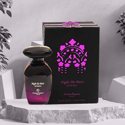 Vista 5 de L'ORIENTALE FRAGRANCES Night De Paris Intenso Eau de Parfum en espray para hombre, 3.4 onzas