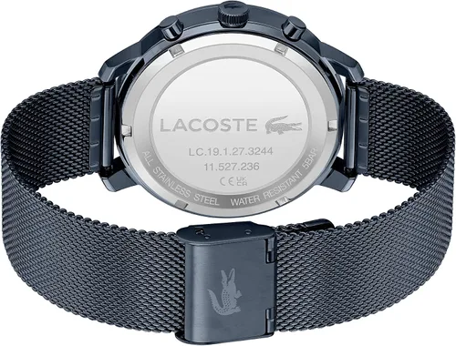 Vista 3 de Lacoste Reloj de cuarzo Replay para hombre, Azul, Reloj de cuarzo