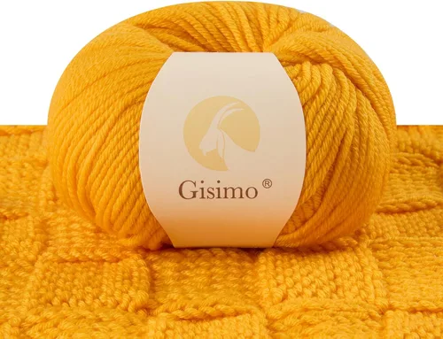 Vista 31 de 100% lana merino para tejer y ganchillo, hilo lujoso y suave de 6 cabos para tejer y crochet a mano, 1.76 oz/50 g, 127 yardas/116 metros