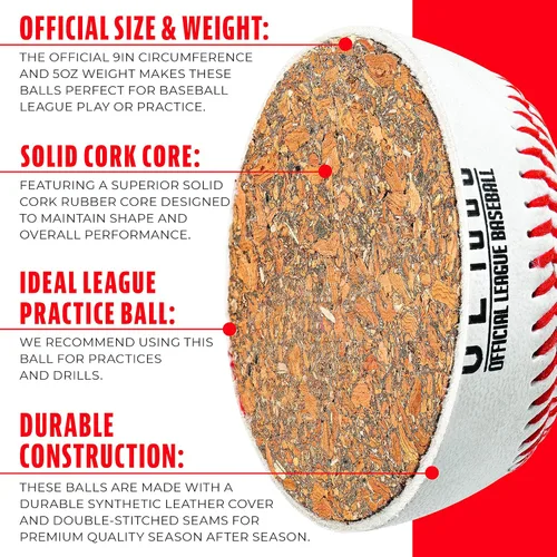 Vista 5 de Franklin Sports OL1000 Practice Baseballs
