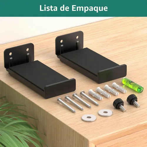 Vista 8 de HomeMount Soporte de pared para barra de sonido, soportes de barra de El metal resistente soporta 33 libras y mantiene tu barra de sonido debajo