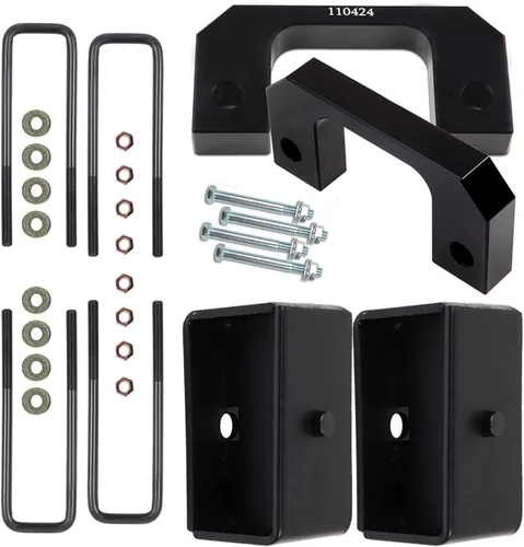 Vista 8 de SCTIOO Kit de nivelación de elevación delantera de 2 pulgadas trasero de 1 pulgada para Chevrolet Silverado 1500 2007-2023 Kit de elevación