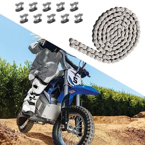 Vista 2 de KAMIER Cadena de transmisión 25H 126 Link para Razor MX350 MX400 ZR350 SX350 McGrath Dirt Rocket Bike Kids Electric Pocket Mod Mini Euro Bella Vapor
