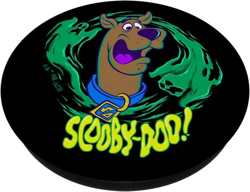 Vista 2 de Scooby-Doo Surrounded By Ghosts - PopSockets intercambiables con cabeza envejecida