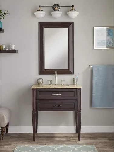 Vista 4 de Lámpara modelo Lavagna Vanity, LL-WL273-MILK-AB