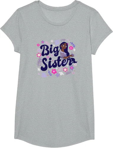 Vista 78 de Disney Encanto Isabela Madrigal Big Sister - Camiseta floral, gris, S Asfalto