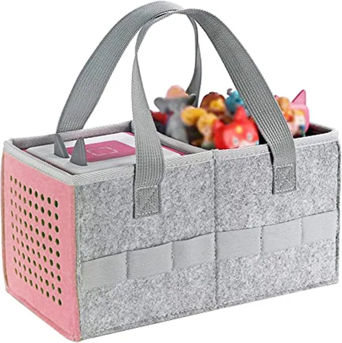 Vista 3 de Estuche de transporte para reproductor de audio Toniebox, compatible con el juego de iniciación Tonie, bolsa de almacenamiento de figuras Tonies Azul