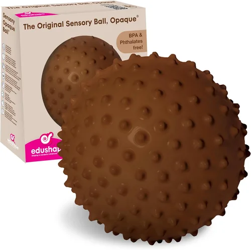 Vista 5 de Edushape Pelota sensorial original, bola de bebé de 7 pulgadas para el desarrollo de habilidades motoras gruesas en niños de 6 meses en adelante