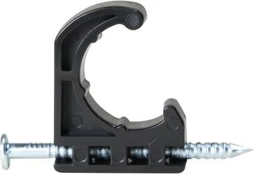 Vista 3 de XFITTING - Abrazadera J de 1/2 pulgada con clavo para Pex, cobre, CPVC, tubo de talón, paquete de 50