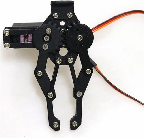 Vista 6 de Garra mecánica de robot de metal de alta calidad/brazo de abrazadera/pinza con servo de alto par, pieza de robótica/modelo de accesorios