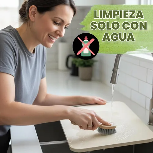 Vista 9 de Piedra de hornear para pan, piedra de hornear de 15 pulgadas para horno con asas y herramienta de masa, piedra rectangular para pan, alta