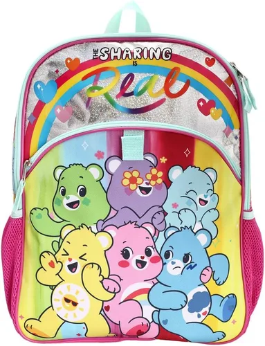 Vista 2 de Care Bears Rainbow - Juego de mochila (5 piezas), Multi colorido, Mochila
