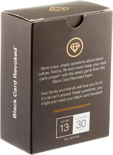 Vista 4 de Black Card Revoked: Edición X Consigue el nuevo juego de trivia de cultura negra Diversión familiar Disfruta en todas las reuniones familiares