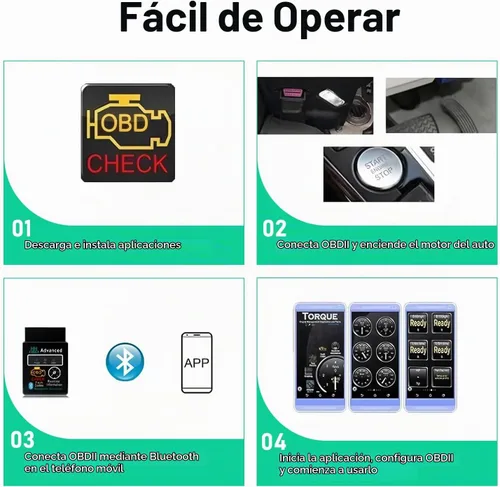 Vista 6 de 1 herramienta de diagnóstico Bluetooth OBD2 para automóvil, monitoreo en tiempo real ELM327 V2.1 lector de código, mini escáner antiinterferencias