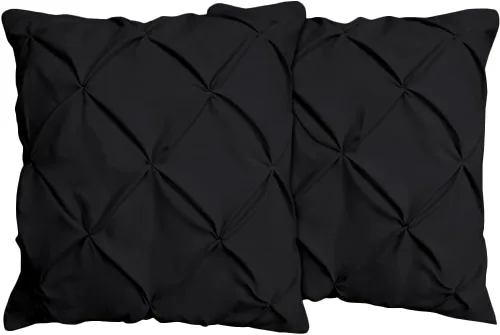 Vista 19 de beddingstar - Juego de fundas de almohada plisadas de 2 a 600 hilos, 100 % algodón egipcio, magníficas fundas de almohada decorativas