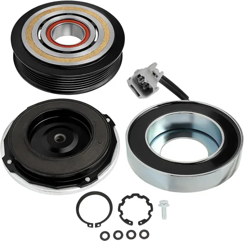 Vista 21 de SCITOO Embrague del compresor de CA para 2000-2006 apto para Audi TT para Volkswagen para Jetta 1.8L CO 1233JC