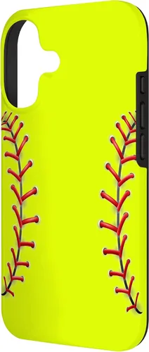 Vista 2 de Cool Softball Threads Design for Team Player Coaches Parents Case for iPhone 17