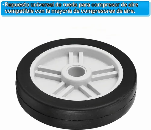Vista 4 de PATIKIL Ruedas de compresor de aire de 4.7 pulgadas, paquete de 2