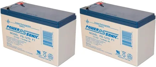 Vista 2 de Batería SLA PS-1270 de 12 V, 7 Ah - Paquete de 2