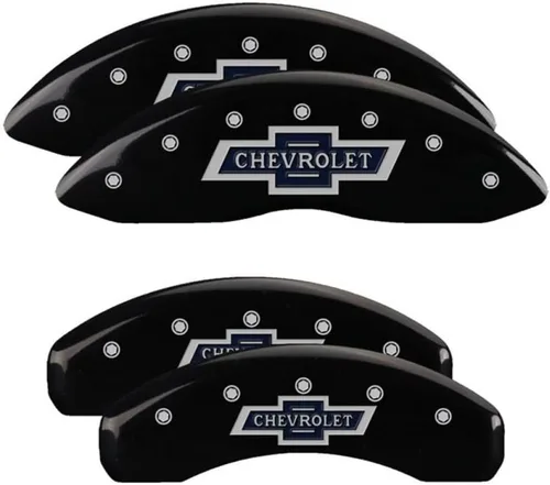 Vista 2 de MGP Caliper Covers Chevy Silverado 1500 2014-2018 - Juego delantero y trasero - Negro